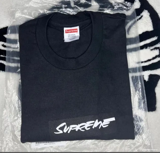 Box Tee Black Logo XL 24SS White M Futura L S and 1018